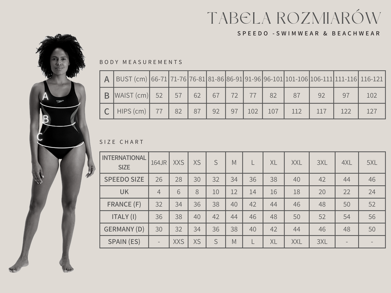SPEEDO STROJE PŁYWACKIE WOMEN'S FL SOLID WEB BACK AF RED zdjęcie 7