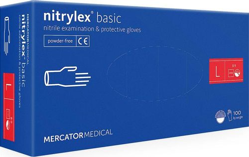 Rękawiczki nitrylowe Nitrylex Basic L na Arena.pl