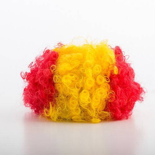 Peruka Afro Flaga Hiszpanii na Arena.pl