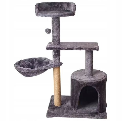 Drapak Dla Kota Duży Wysoki Wieża Legowisko Domek Budka Zabawka Sznurek na Arena.pl