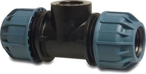 Jason Trójnik 90° przejściowy PP 25 mm x 3/4" x 25 mm zacisk na Arena.pl