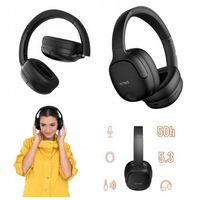 SŁUCHAWKI BEZPRZEWODOWE ŚWIETNA JAKOŚĆ DZWIĘKU NAUSZNE MANTA PROFESJONALNE