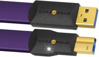 KABEL USB 3.0 TYPU A-B PŁASKI FIOLETOWY WIREWORLD ULTRAVIOLET 8 U3AB 1m