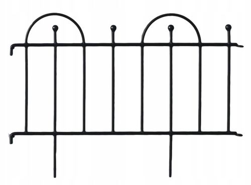 Metalowy płotek ogrodowy, pełny pręt fi 8, fi10, ogrodzeniowy, palisada P1 na Arena.pl