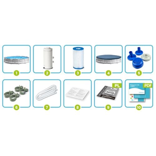 Basen ogrodowy stelażowy 366 x 76 cm 4w1 INTEX 26712 na Arena.pl