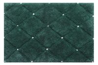 Dywanik łazienkowy bawełniany z kryształkami CHIC 60X90 c. zielony