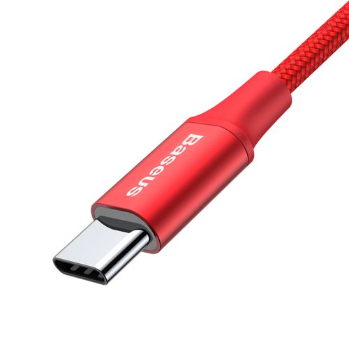 Kabel USB Type-C Baseus Rapid Series LED 200cm 2A czerwony na Arena.pl