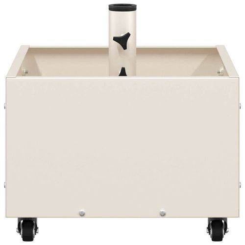 Podstawa Parasolowa z Donicą Biały 45 x 45 x 45 cm Stal na Arena.pl