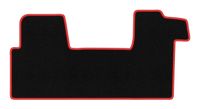 Dywaniki welurowe CARLUX-RED Renault Master II 2010- czarne/czerwone