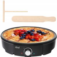 NALEŚNIKARKA ELEKTRYCZNA IDEAL do NALEŚNIKÓW SZYBKIE NAGRZEWANIE 1800W