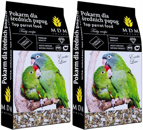 karma dla papug średnich ze słonecznikiem "Energy Taste" MDM PŚ 2 x 10kg fa na Arena.pl