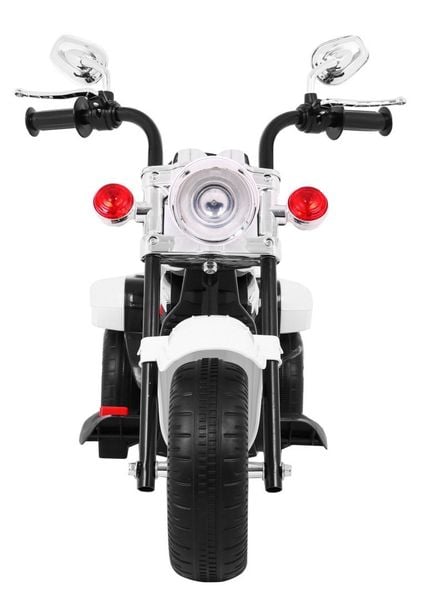 Motorek Chopper Nightbike Biały zdjęcie 3