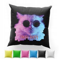 POSZEWKA Z NADRUKIEM BAWEŁNIANA 40x40CM - SŁODKI KOTEK KOT KOTKI KITTEN