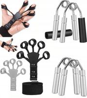 ZESTAW Ściskacz Do Rąk Dłoni Regulacja + Trenażer TRENING DŁONI SIŁY ŚCISKU