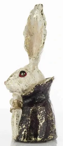 FIGURKA FIGURA - POPIERSIE ZAJĄCA KRÓLIKA model II zdjęcie 2