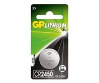 GP LITHIUM BUTTON CELL CR2450