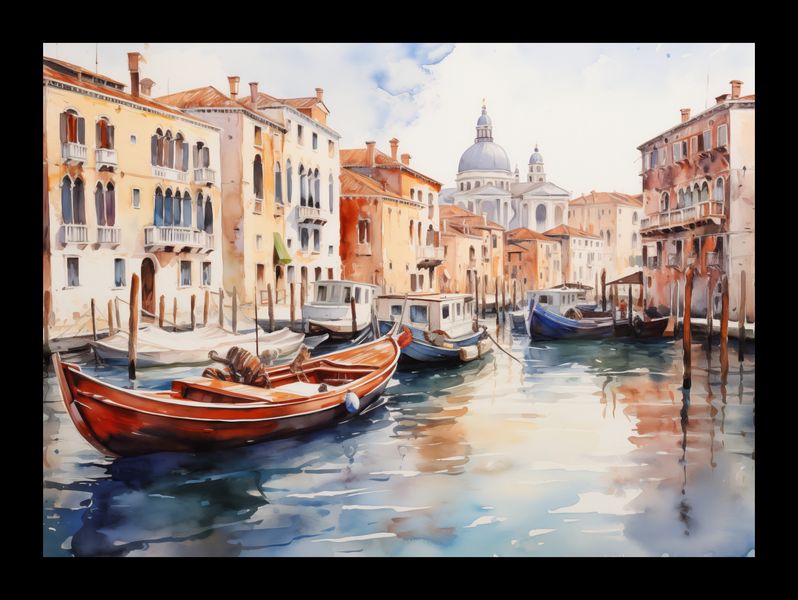 Plakat 18x13cm Wenecka Impresja zdjęcie 2