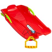 PLASTIKOWE SANKI ŚLIZGI Z HAMULCEM HORNET CZERWONY