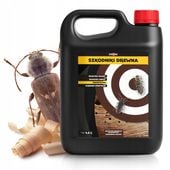 STRONG NA SZKODNIKI DREWNA KORNIKI SPUSZCZELE KOŁATKI PERMETRYNA 4,5L