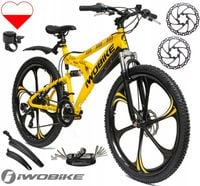 Rower Męski Damski Górski Koła 26 MTB Shimano IWOBIKE 2025 Full Amory