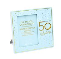 ramka moments rm-092 urodziny 50 (cyfry, niebieskie) elite