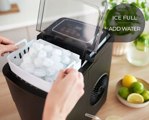 KOSTKARKA DO LODU 12KG DOMOWA MASZYNA DO KOSTEK 160W EKSPRESOWY LÓD na Arena.pl