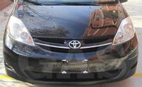 Toyota Sienna - Chromowane Listwy Grill Atrapy Zderzaka Tuning