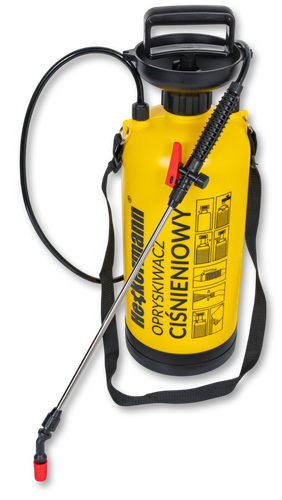 RĘCZNY OPRYSKIWACZ CIŚNIENIOWY SPRYSKIWACZ DUŻA POJEMNOŚĆ 8L REGULACJA DYSZ na Arena.pl