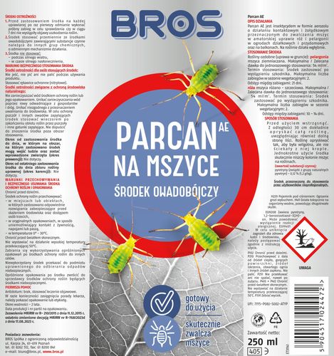 bros - parcan ae zwalcza mszyce spray 250ml na Arena.pl