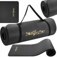 GRUBA MATA 1,5CM GIMNASTYCZNA TRENINGOWA DO ĆWICZEŃ DUŻA ANTYPOŚLIZGOWA NBR