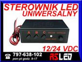 sterownik stroboskopowy do Lamp LED kogut lampy błyskowe 12v