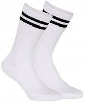 SKARPETY MŁODZIEŻOWE PASKI 42-44 black