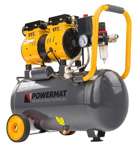 KOMPRESOR BEZOLEJOWY 24L SPRĘŻARKA 8 BAR 220l/min 230V SEPARATOR CICHY 59dB na Arena.pl