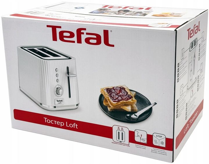 TOSTER OPIEKACZ LOFT TEFAL TT7611 850W zdjęcie 1