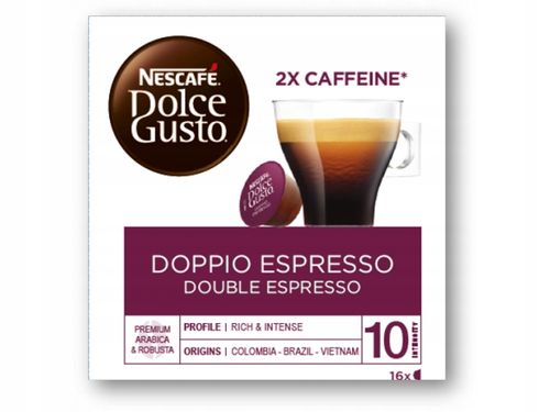 Kapsułki Nescafe Dolce Gusto Doppio Espresso 16szt na Arena.pl