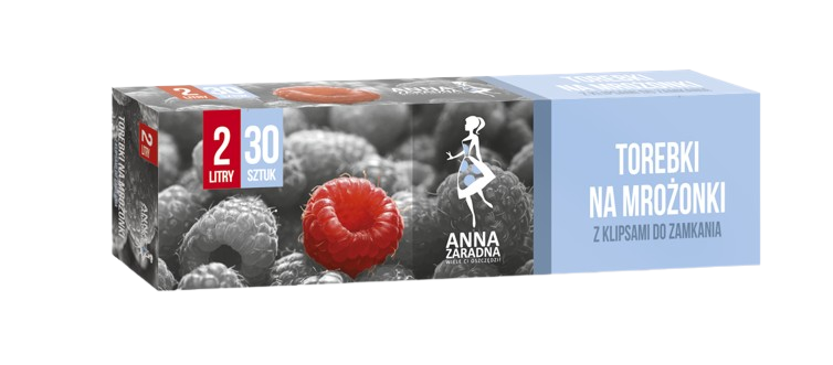 ANNA ZARADNA Torebki na mrożonki 2L - 1op zdjęcie 1