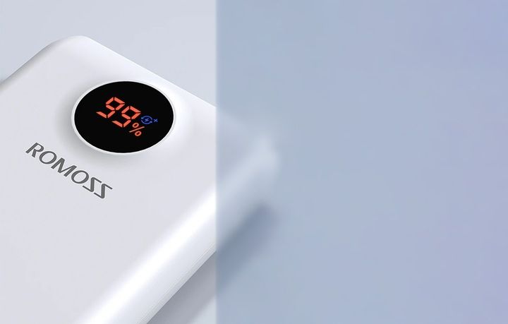ROMOSS MOCNY POWERBANK USB DO TELEFONU 20000MAH USB-C 2X USB-A PD QC 22.5W zdjęcie 8