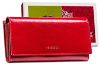 klasyczny portfel damski ze skóry naturalnej - peterson