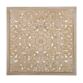 Dekoracja ścienna jasne drewno YONORA