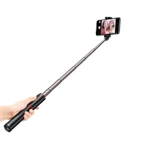 Selfie stick, statyw Bluetooth Baseus (czarno-czerwony) na Arena.pl