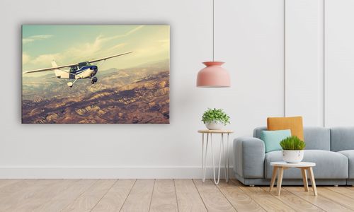 OBRAZ NA PŁÓTNIE 123 Lot 90x60cm na Arena.pl