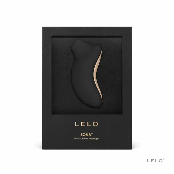 lelo sona black - stymulator soniczny, 8 programow, silikon zdjęcie 3