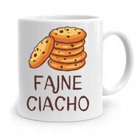 Kubek Śmieszny Zabawny Fajne Ciacho Prezent Z Nadrukiem Ze Zdjęciem