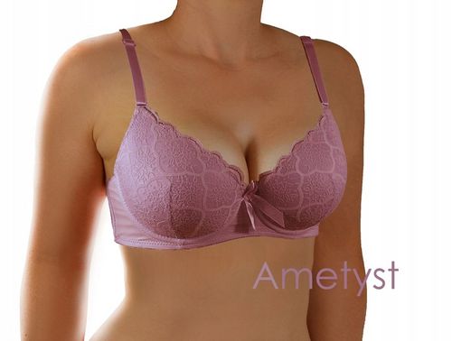 stanik koronkowy BIUSTONOSZ ekskluzywny D 80 kolory na Arena.pl