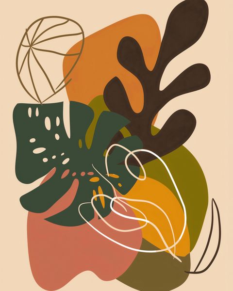 Plakat 40x50cm Leśna Kompozycja zdjęcie 1