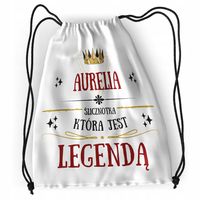 Plecak Dla Aurelii Sportowy Szkolny Worek Torba Z Nadrukiem Ze Zdjęciem