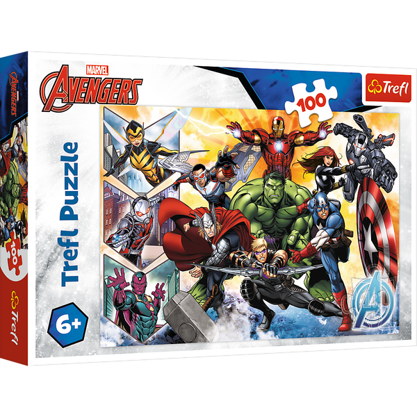 Puzzle - "100" - Siła Avengersów Trefl 16431 zdjęcie 1