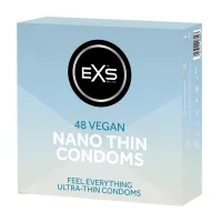 exs nano thin 48 szt. ultracienkie prezerwatywy lateksowe 0,045 mm