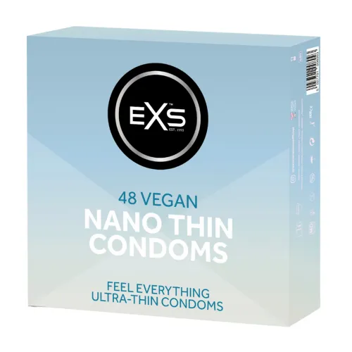 exs nano thin 48 szt. ultracienkie prezerwatywy lateksowe 0,045 mm na Arena.pl