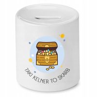 Skarbonka Prezent Dla Kelnera Kelner To Skarb Z Nadrukiem Ze Zdjęciem